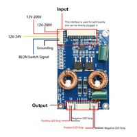 Carte de commande universelle haute tension pour rétroéclairage de téléviseurs LED LCD 32-100 pouces, carte à courant constant DC 12-200V, carte de surtension