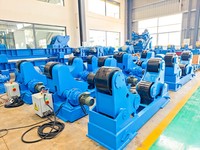 BOTA Automatischer selbstausrichtender Rohrschweißdrehvorrichtung mit Polyurethan-Rollen, 5T-500T Kapazität, kabellose/kabelgebundene Fernbedienung für