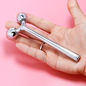 Chất lượng cao y hình làm mát bóng mặt con lăn kim loại Massager 3D <span class=keywords><strong>massage</strong></span> mặt con lăn cho khuôn mặt nâng da thắt chặt - Product Image 5