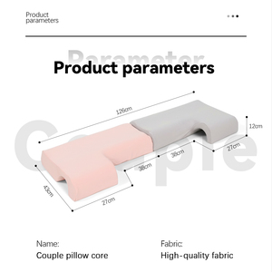 <span class=keywords><strong>Oreiller</strong></span> de sommeil mains libres pour couple, best-seller, à mémoire de forme à récupération lente, pour deux personnes - Product Image 3