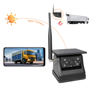 Zyx New <span class=keywords><strong>Wifi</strong></span> HD panel năng lượng mặt trời không dây xe buýt van xe tải RV Xe <span class=keywords><strong>DVR</strong></span> phía trước Xem phía sau máy ảnh cho IOS và Android điện thoại - Product Image 3