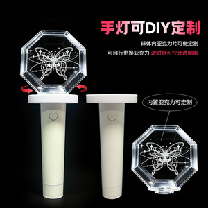 Glow <b>Stick</b> Cheer Props With Anime Design <b>Light</b> Up For Sports Events And Concerts - Product Image 3
