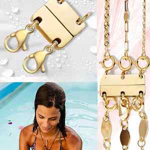 Fermoir de bijoux fermoir de collier en couches chaudes 2024, collier en couches empilable et séparateur de bracelet - Product Image 3