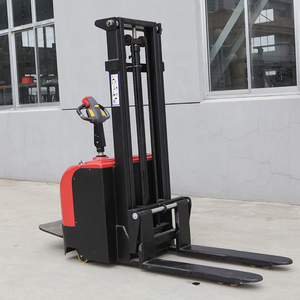 2T 3.5M Điện Xếp Chồng Xe Tải Thép Mới Pallet Stacker Với Có Thể Điều Chỉnh Nâng Dforks Đi Bộ Đứng Trên Loại Cho Khách Sạn - Product Image 4