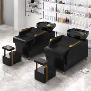 Beauty Hot Sale Back Washing Unit Salon Furniture Beauty Hair Salon Shampoo <b>Bed</b> From China Supplier - Product Image 1