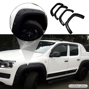 Universals Flexible Car Accessories ABS 4x4 <b>Plastic</b> Black <b>Wheel</b> Arch Fender Flare Volkswagen Amarok - Product Image 4
