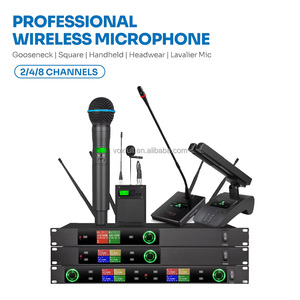 ไมโครโฟนไร้สาย Voxfull ConferX 800 ซีรีส์ 8 ช่องสัญญาณ พร้อมจอแสดงผลสี HD TFT ระบบ True Diversity XLR สำหรับการประชุมระดับมืออาชีพ - Product Image 5