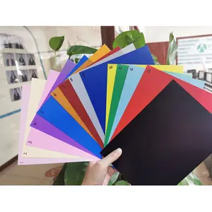 Feuille opaque en pvc rigide de couleur personnalisée, verte, rouge, bleu, jaune, 0.1mm — 5mm, livraison gratuite