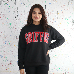 เสื้อฮู้ดผู้ชาย GRIFFIS BLACK ผ้าฝ้าย 100% ซิปคอปกกว้าง สไตล์วินเทจ แฟชั่นไฮสตรีท เส้นด้ายคุณภาพสูง - Product Image 1