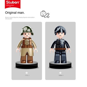 Sluban <span class=keywords><strong>1</strong></span>:32 seconde guerre mondiale modèle militaire jouet blocs de construction Tracker réservoir destructeur plastique transfrontalier en gros pour les âges <span class=keywords><strong>6</strong></span> + - Product Image 4