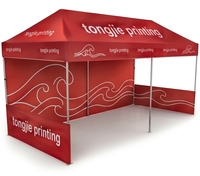 Tente de réception 10x20 pieds avec structure en aluminium, imperméable, pour exposition, salon professionnel, événement extérieur, chapiteau, gazebo, impression personnalisée, pour tous usages sportifs