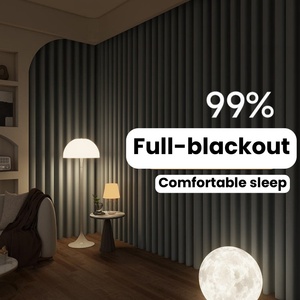 Hot bán tùy chỉnh kích thước chống tiếng ồn nhiệt cách điện màn trượt rèm cửa cho cửa sổ - Product Image 3