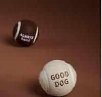 Balle de tennis pour chien, écologique, durable, avec logo personnalisé OEM, en caoutchouc et feutre, pour la mastication, l'entraînement, le jeu et les loisirs