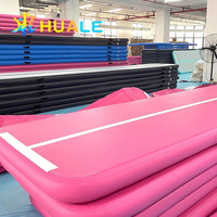 Tapis de gymnastique gonflable OEM avec protection contre les chocs, en PVC durable
