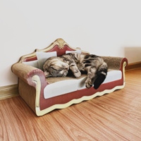 OEM ODM Umweltfreundlicher Wellpappe-Sofa-förmiger Katzenkratzer, Lustiges Design, Maßgefertigte Größen, DADACAT Marke, Kartonverpackung