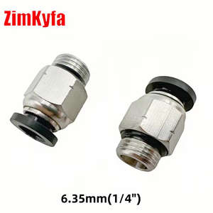 ข้อต่อสายไมโครไลน์แบบตรงเกลียว G1/8 ปรับแต่งได้สำหรับท่อขนาดเส้นผ่านศูนย์กลางภายนอก 6.35 มม. (1/4 นิ้ว) - Product Image 5