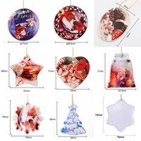 Ornements en céramique pour infirmières, impression UV, dédiés au personnel soignant, cadeau de Noël professionnel