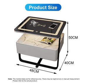Hiện đại thông minh đầu giường đặt sang trọng nhiều màu xám đầu giường - Product Image 5