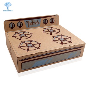 Kraft Paper Box for Food <b>Container</b>, Baking Food Disposable Kraft Box With Window - Product Image 4