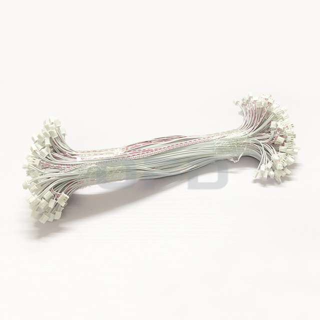 JST 2.54mm Pitch Connector Cable XH2.54 Plug Line Length 30CM Red and White 2P Double Head