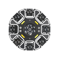 MOKE 260W 16 Bras Rotatifs à 360 Degrés, Lumière à Effet LED DMX512 pour Scène, Fête, DJ, Discothèque, Bar, KTV, Mariage, Concert, Boîte de Nuit