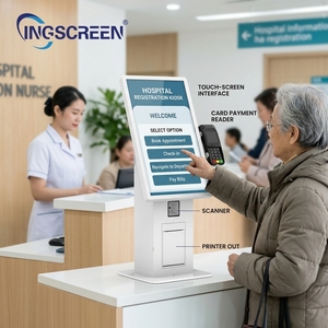 Kiosco de Pago Electrónico INGSCREEN de 21.5 Pulgadas con Soporte para SDK, Compatible con Android/Windows, Pago Automático de Tickets de Estacionamiento - Product Image 1
