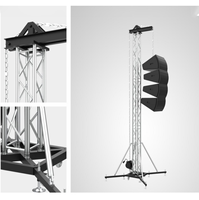 Sistema de torre de elevación para altavoces Line Array de aluminio certificado por TUV de 290*290 mm, torre de armazón de aleación para altavoces
