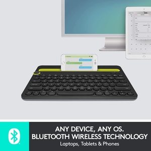 Nouveau prix bas d'usine pour le clavier à membrane sans fil <span class=keywords><strong>K480</strong></span> USB Type-C multi-appareils 3 appareils - Product Image 3