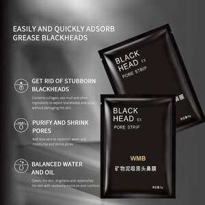 Pasokan pabrik penghilang komedo Hitam Masker Perawatan Hidung Masker hitam Strip komedo untuk hidung - Product Image 5