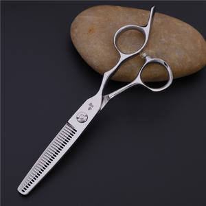 Ciseaux à effiler en acier inoxydable 440C de 6 pouces Suzhou pour coiffeur, ciseaux plats avec logo personnalisé - Product Image 1