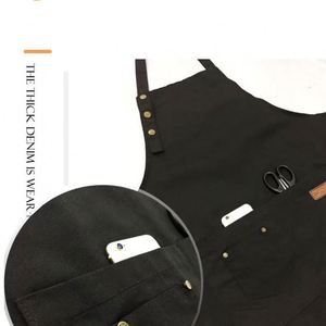 Wsy8574 Tablier de cuisine en polyester imperméable personnalisé avec logo pour chef, café et restaurant – Vente en gros - Product Image 4