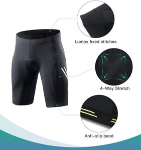 Campione gratuito <span class=keywords><strong>pantaloncini</strong></span> da ciclismo da <span class=keywords><strong>uomo</strong></span> <span class=keywords><strong>pantaloncini</strong></span> da ciclismo imbottiti 4D <span class=keywords><strong>Mountain</strong></span> <span class=keywords><strong>bike</strong></span> pantaloni intimi traspiranti per biciclette - Product Image 2