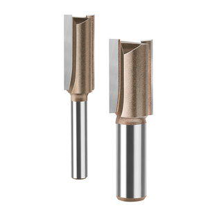 Carbide Blades Woodworking Straight <strong>Router</strong> <strong>Bits</strong> with 6mm 12mm Shank Wood Milling Cutter Furniture Engraving Carving Tools - Product Image 1
