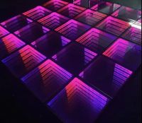 Hot Sale Bühnen beleuchtung 50cm * 50cm Magnet 3D Led Dance Floor Panels
