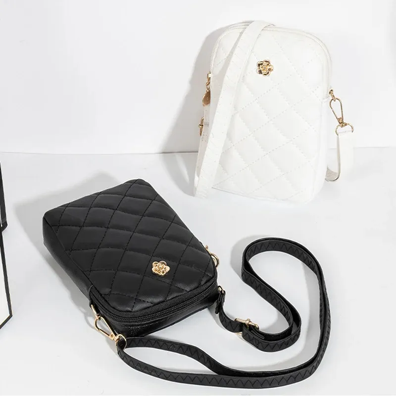 Yüksek kaliteli PU deri çanta kadınlar için Mini Crossbody çanta cüzdan kadın cep telefonu çanta
