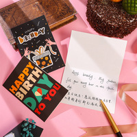Tarjeta de Felicitación de Cumpleaños, Bendición, Felicitación, Personalizada, Positiva, Inspiradora, de Papel en Blanco