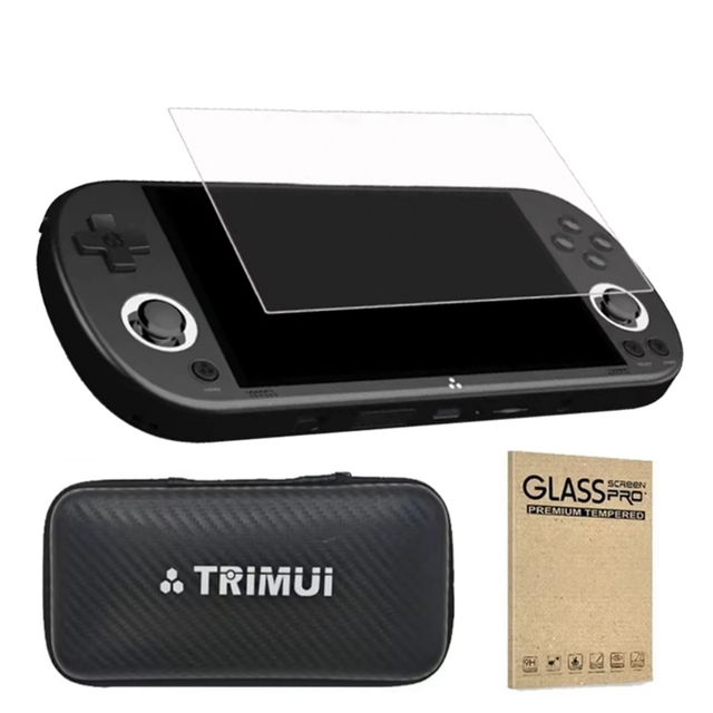 Screen Protector Tempered Glass Film for Trimui Smart Pro Game Consoles Protective Glass Film for Trimui Smart Pro Bag