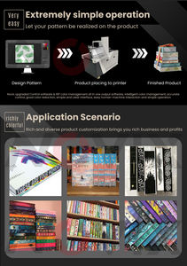 NOVIX 高速书籍边缘数字印刷机 <span class=keywords><strong>HP</strong></span> FI1000 打印头 CMYK 直接打印边缘书籍印刷机 - Product Image 2