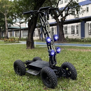 Scooter Eléctrico Plegable Todoterreno 4x4 de 1500/2000w 48/60v con 4 Ruedas - Product Image 1