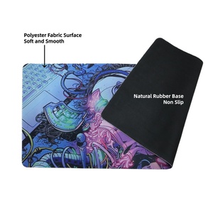 แผ่นรองเมาส์เกมมิ่งขนาดใหญ่ 900*400*2 มม. ผิวผ้าโพลีเอสเตอร์ ลายไซเบอร์พังก์ ราคาโรงงาน ขายส่ง - Product Image 2
