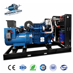 Générateur au gaz naturel à châssis ouvert industriel à forte capacité de charge et anti-surcharge pour atelier, centre commercial, alimentation de secours - Product Image 1