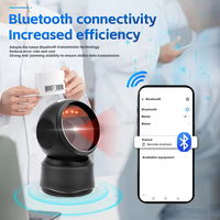 Escáner de Códigos de Barras de Escritorio Image T27HDW 1D 2D, Plataforma de Detección Automática Omnidireccional, Inalámbrico, Manos Libres, Imagen QR