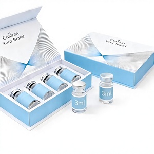 Boîte d'emballage PepBox personnalisée avec logo, pour 2 ou 5 flacons de 2 ml, 3 ml, 5 ml, avec plateau en plastique - Product Image 2