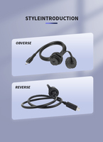 Connecteur Micro USB anti-poussière, connecteur et prise femelle à baïonnette, étanche IP67 pour équipement extérieur