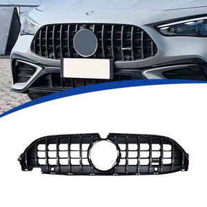 Parrilla Mercedes-Benz CLE Negra de ABS Estilo Vertical para Modelos W236 2023-2025 - Product Image 1