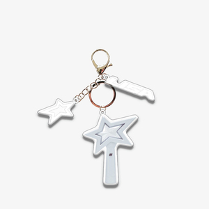 Custom Anime Idol Support <b>Lamp</b> Key Chain Star Stick Three-Piece Student Backpack Accessories Acrylic - Product Image 4