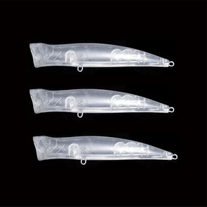 Leurre flottant Popper concave grand format <span class=keywords><strong>Banshee</strong></span> artificiel non fini Blank VP03 Top Water 115mm 22g pour la pêche en gros - Product Image 1