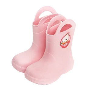รองเท้าบูทกันฝนสำหรับเด็ก, สำหรับเด็กชายและเด็กหญิง2-6ปีรองเท้าน้ำหนักเบา EVA น่ารักกันลื่นอุปกรณ์กันฝนสำหรับฤดูหนาว - Product Image 4