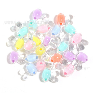 Perle en acrylique tête de lapin 12 mm, couleur transparente bonbon, fournitures de perlage pour bijoux DIY - Product Image 5
