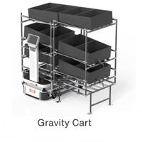 Platform Chassis Robot AMR untuk Gudang, Payload 1,2 Ton, Navigasi VSLAM, Tipe Open Skd